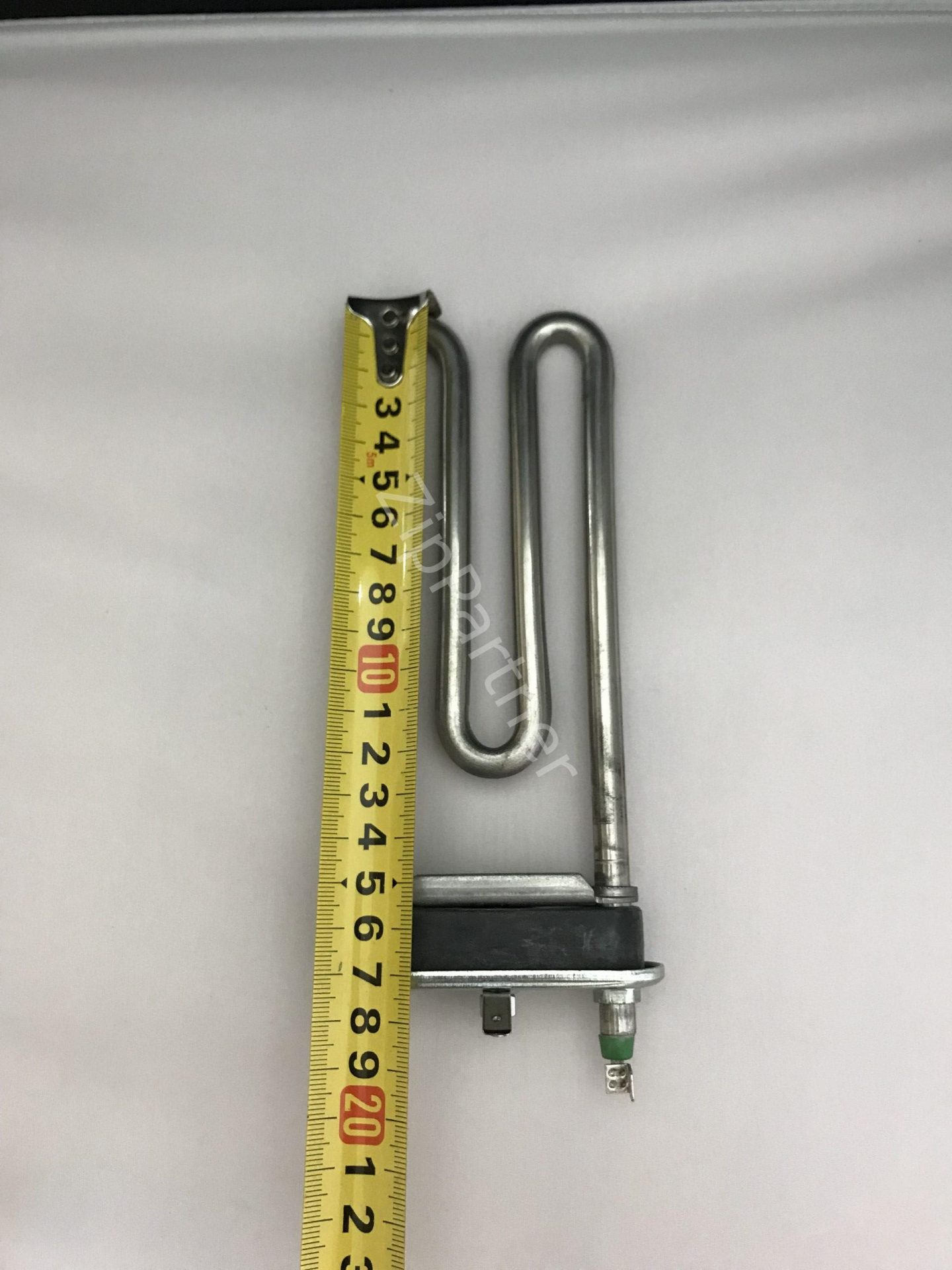 ТЭН Ariston, Indesit 1700W, 175мм, 2 клеммы, прямой, с отверстием C00094715 — изображение 2