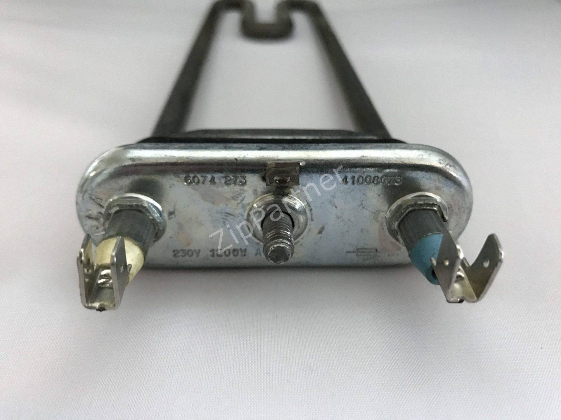 ТЭН Candy 1200W, 260мм, 4 клеммы, прямой, без отверстия 41008073 (б/у) — изображение 3