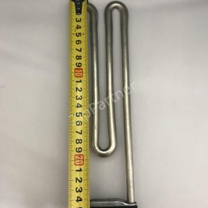 ТЭН Bosch, Siemens 2000W, 260мм, 2 клеммы, прямой, с отверстием 649359 (б/у)
