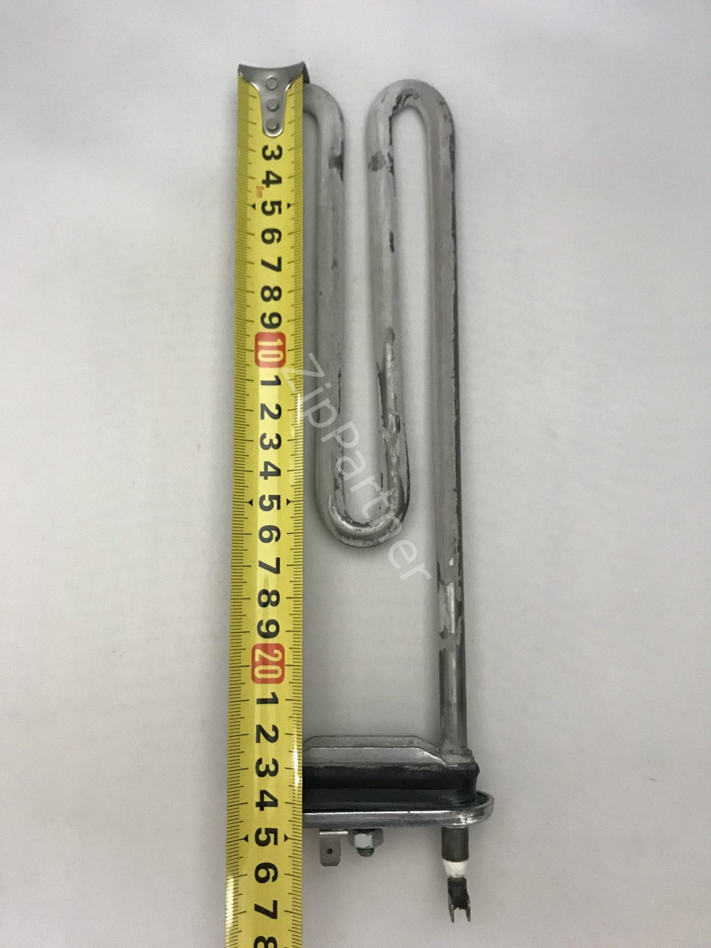 ТЭН AEG, Candy, Electrolux, Zanussi 1950W, 245мм, 4 клеммы, прямой, с отверстием 41026962 (б/у) — изображение 2