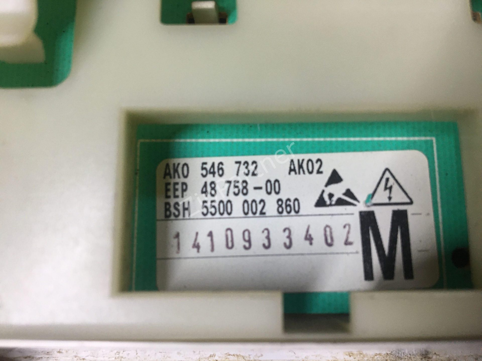 Модуль управления Bosch, Siemens 5500002860 (б/у) — изображение 2