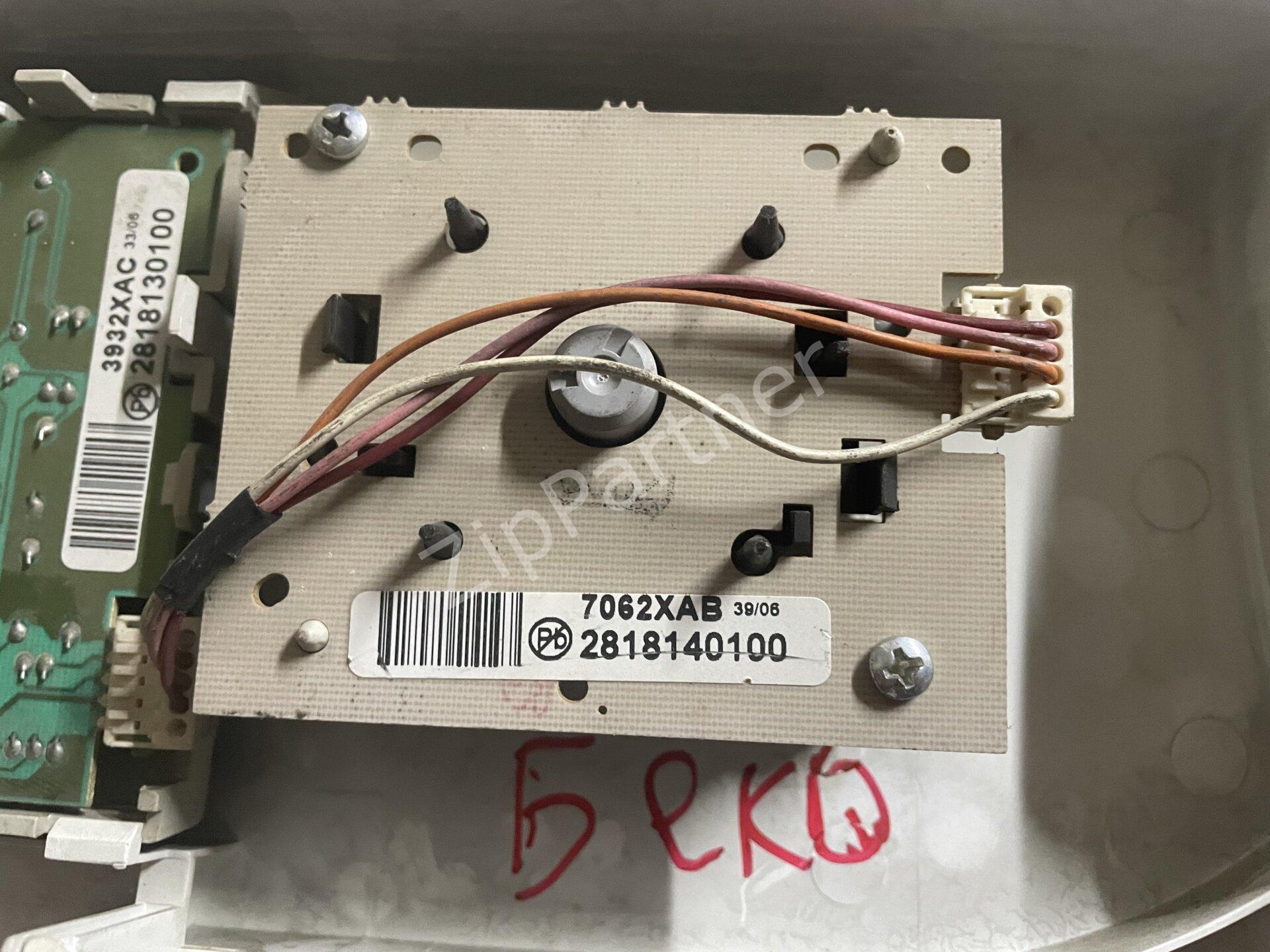 Модуль индикации Beko 2818140100 (б/у) — изображение 3