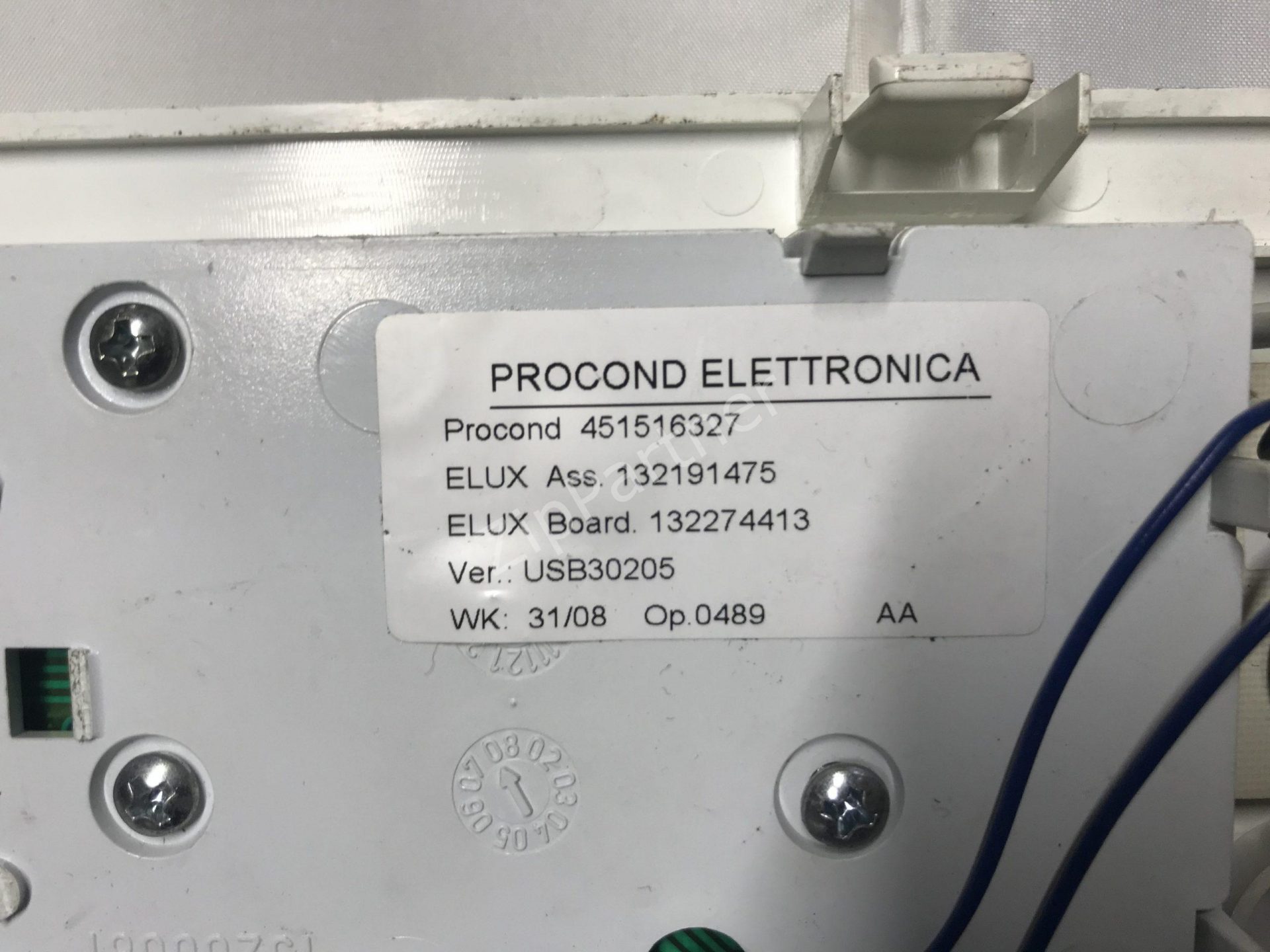 Модуль индикации AEG, Electrolux, Zanussi 132191475 (б/у) — изображение 3