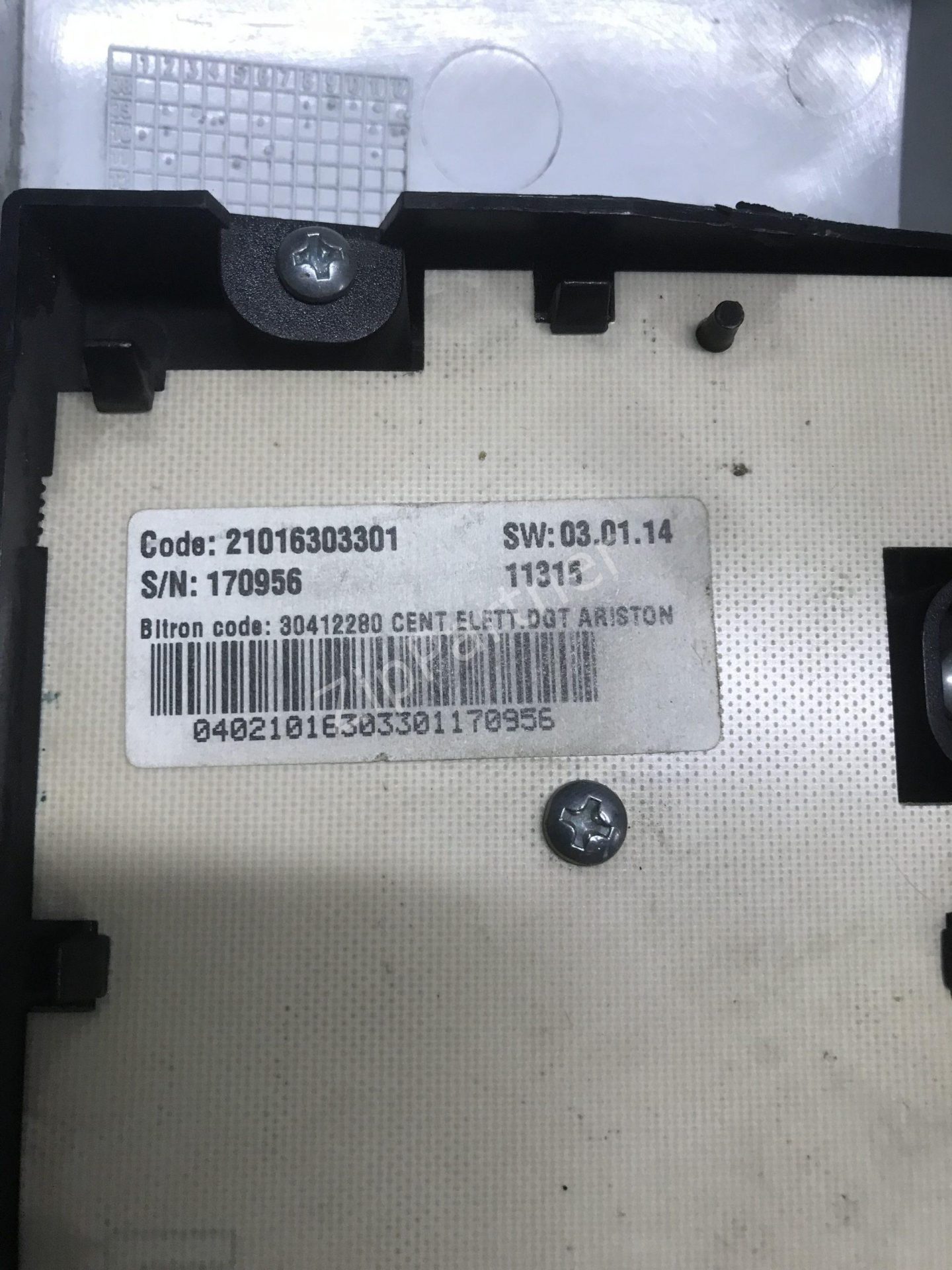 Модуль индикации Ariston, Indesit 21016303301 114167 (б/у) — изображение 5