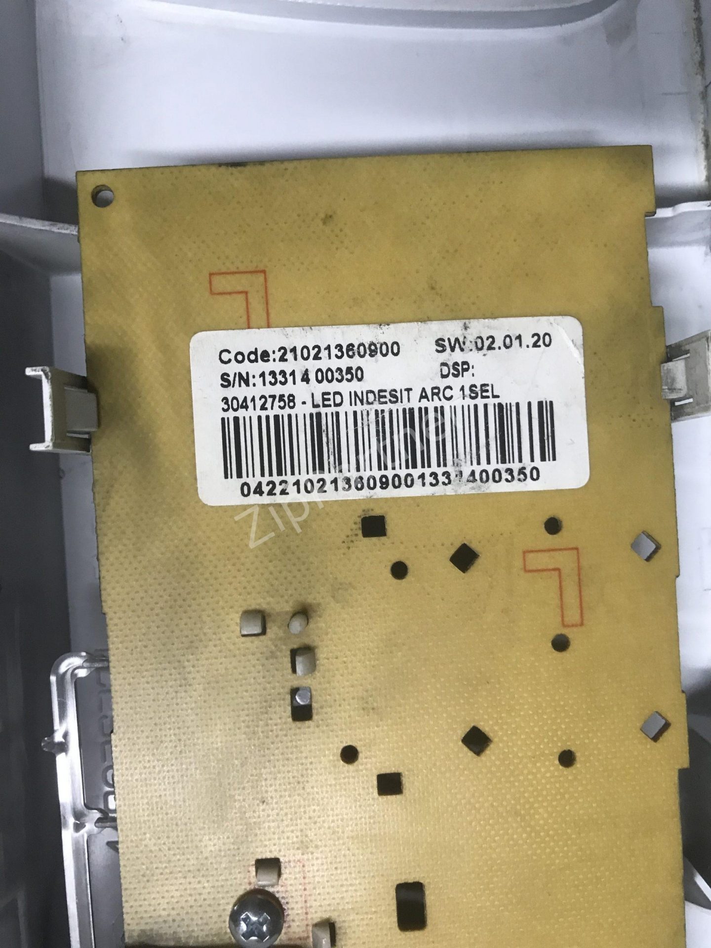 Модуль индикации Ariston, Indesit 21021360900 (б/у) — изображение 3