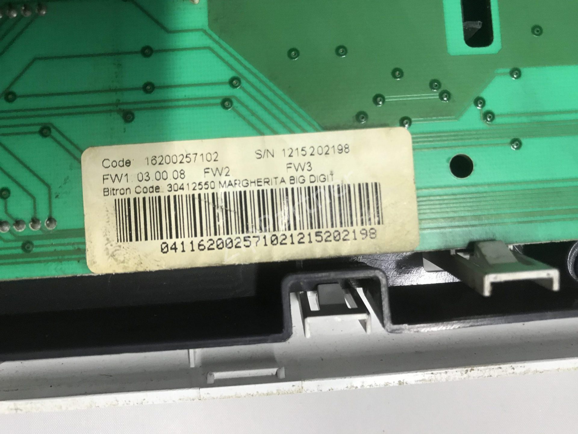Модуль индикации Ariston, Indesit 16200257102 (б/у) — изображение 3