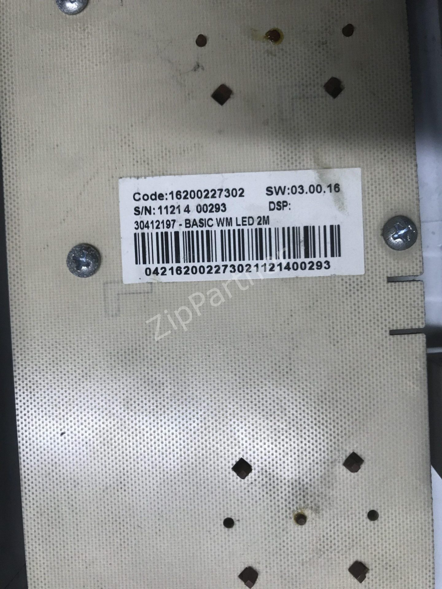 Модуль индикации Ariston, Indesit 16200227302 (б/у) — изображение 3