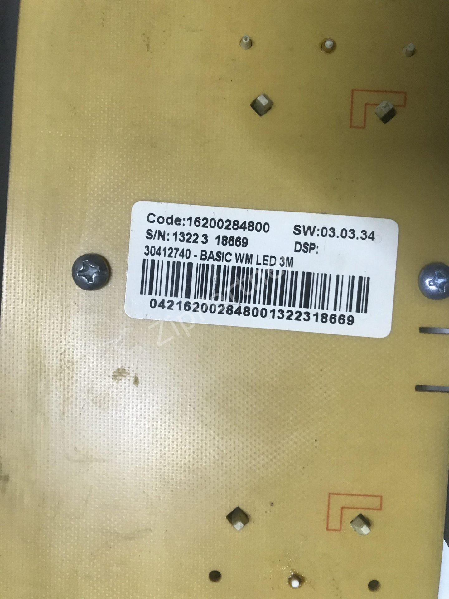 Модуль индикации Ariston, Indesit 16200284800 (б/у) — изображение 3