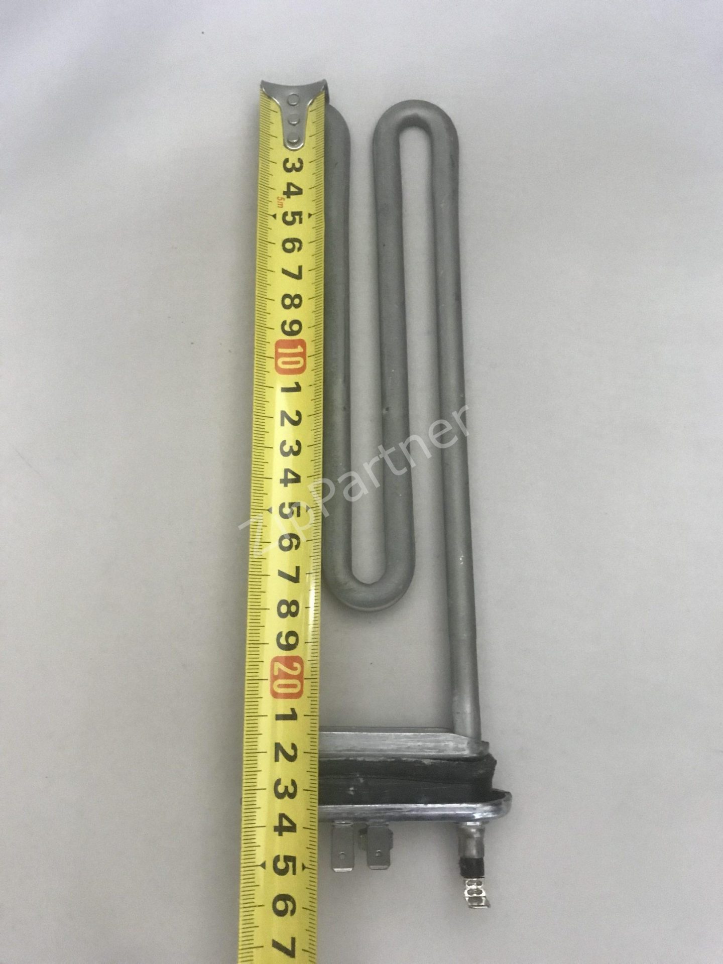 ТЭН Bauknecht, Whirlpool 2050W, 240мм, 2 клеммы, прямой, с отверстием 461973080571 (б/у) — изображение 2