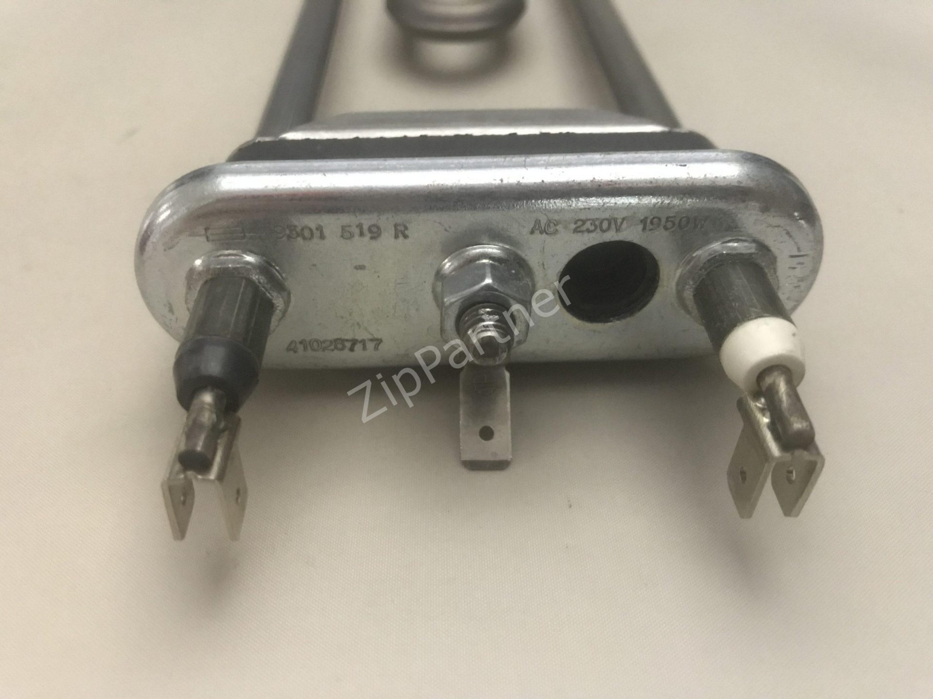 ТЭН AEG, Candy, Electrolux, Zanussi 1950W, 230мм, 4 клеммы, прямой, с отверстием 41028717, 18135 (б/у) — изображение 3