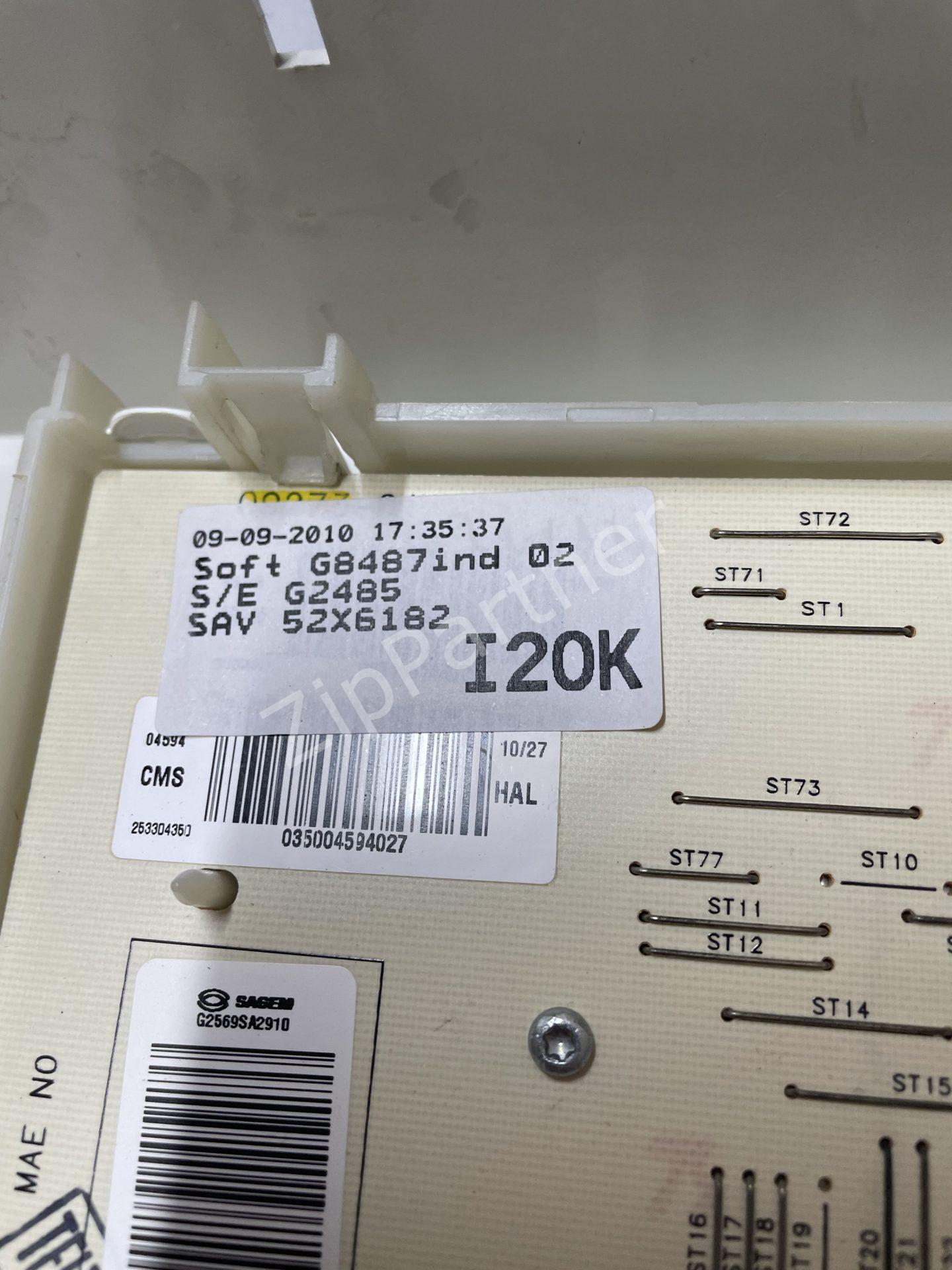 Модуль управления Bosch, Siemens 52X6182 (б/у) — изображение 3