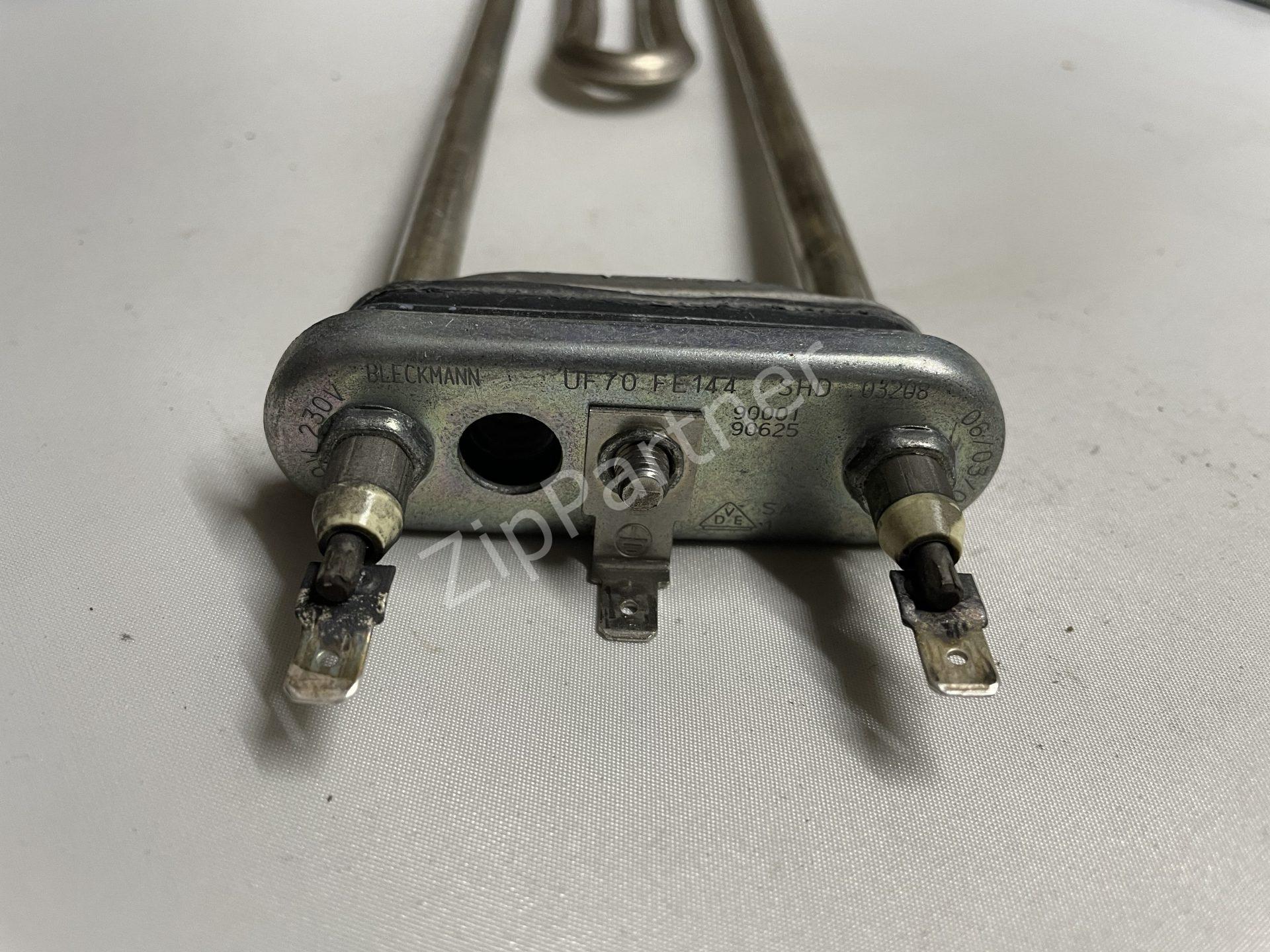 ТЭН Bosch, Siemens 1900W, 230мм, 2 клеммы, прямой, с отверстием 90625 (б/у) — изображение 3