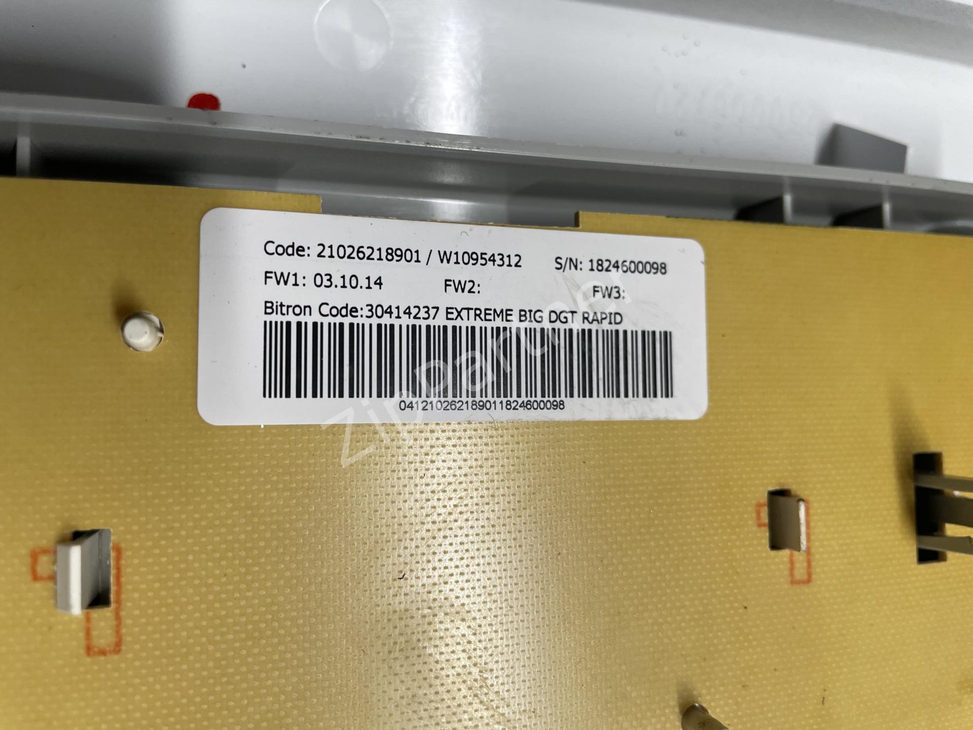 Модуль индикации Ariston, Indesit 21026218901 (б/у) — изображение 3