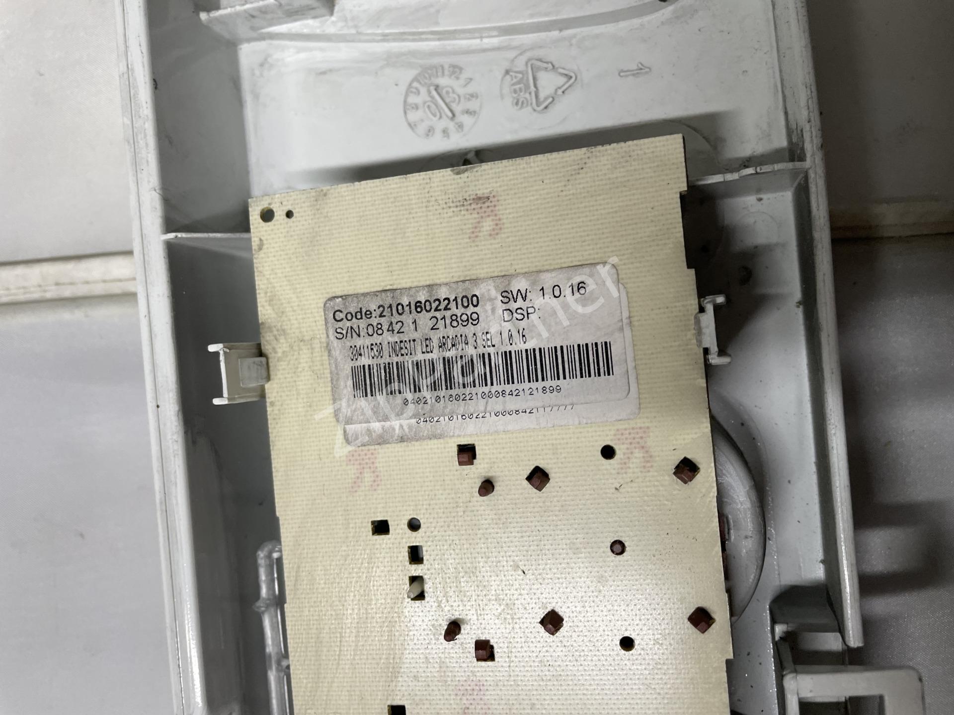 Модуль индикации Ariston, Indesit 21016022100 (б/у) — изображение 3