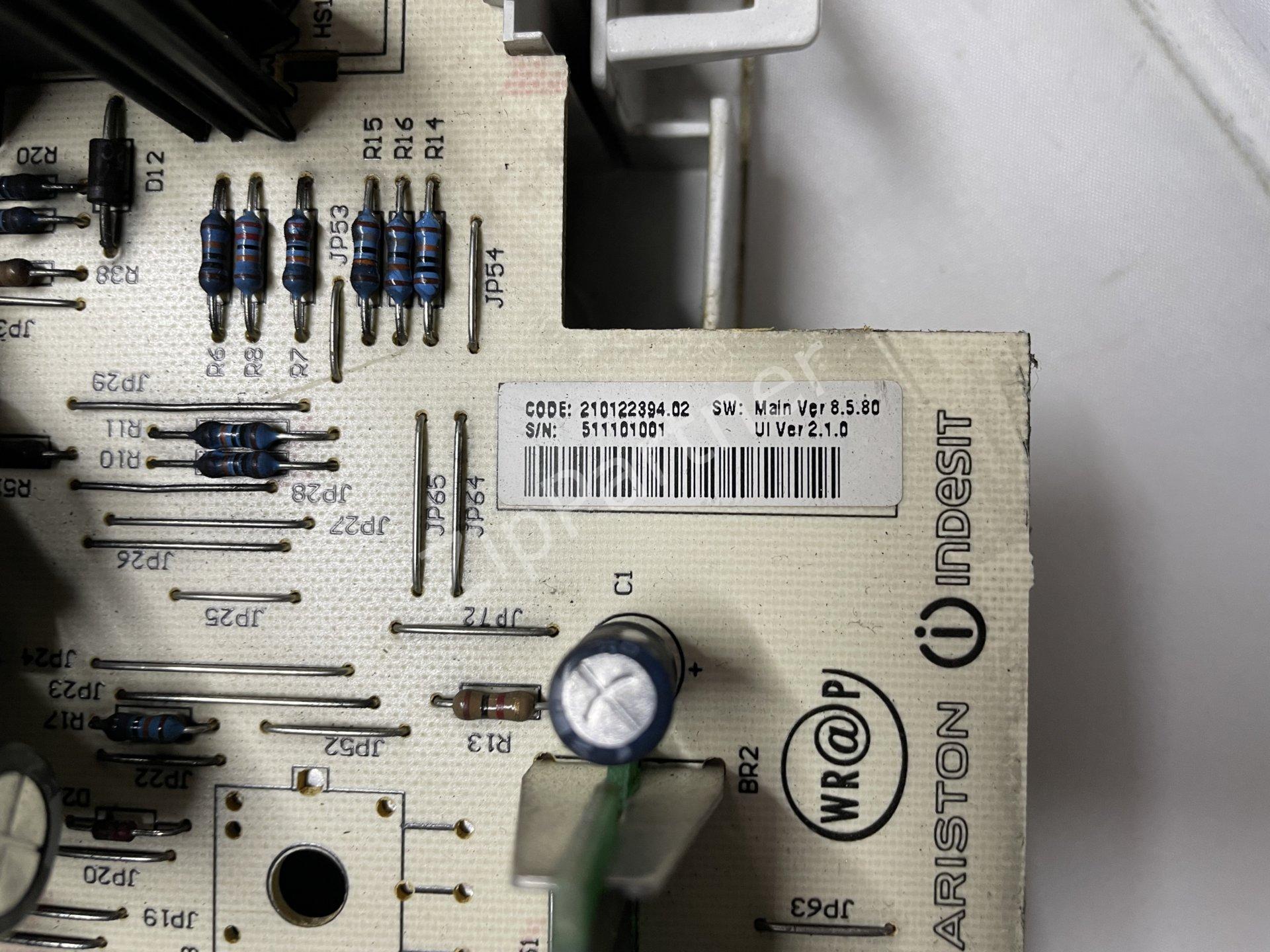Модуль индикации Ariston Indesit 210122394.02 C00252586 (б/у) фото #3