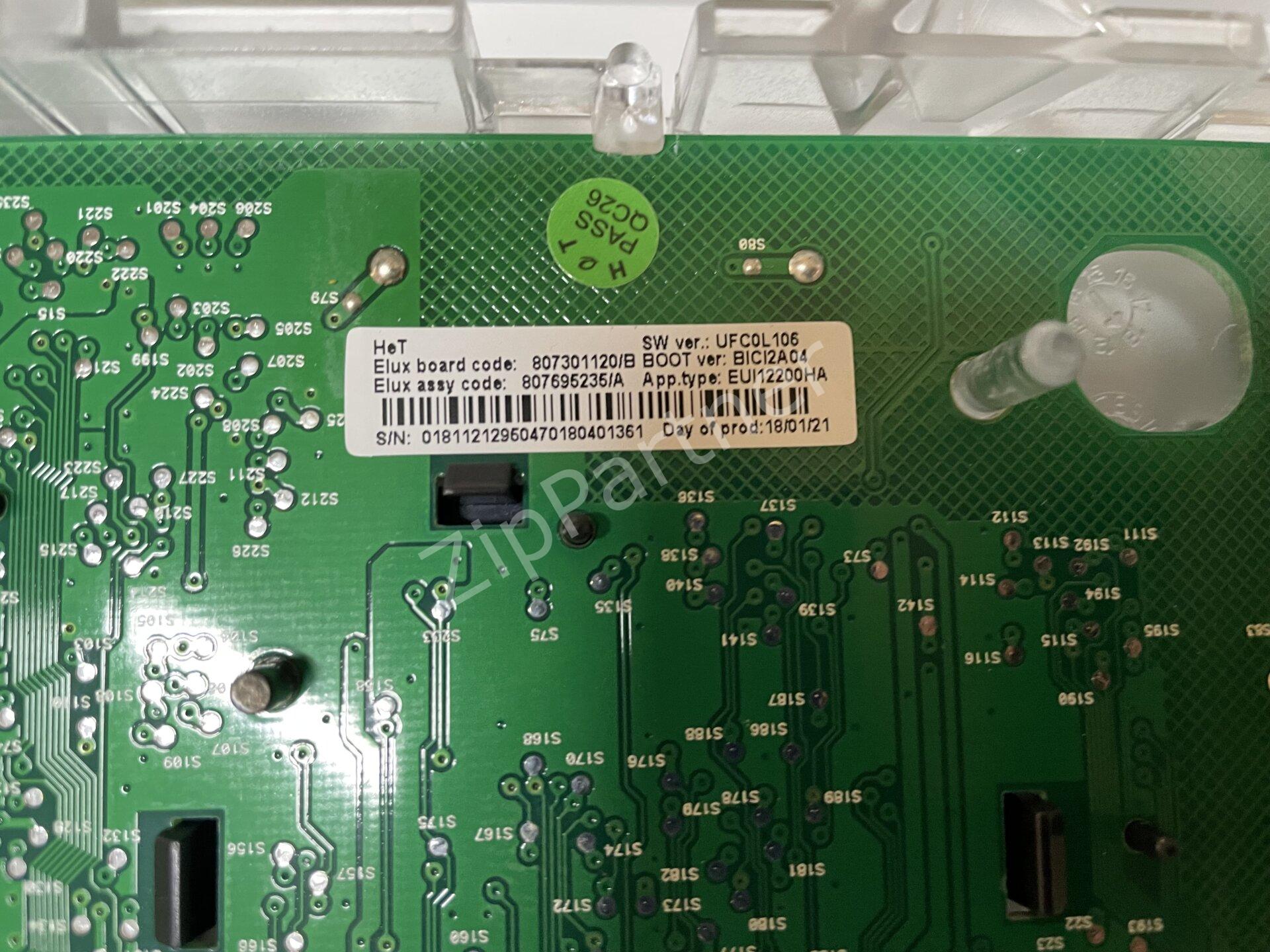 Модуль индикации AEG Electrolux Zanussi 807301120/B+807453303/C (б/у) фото #3