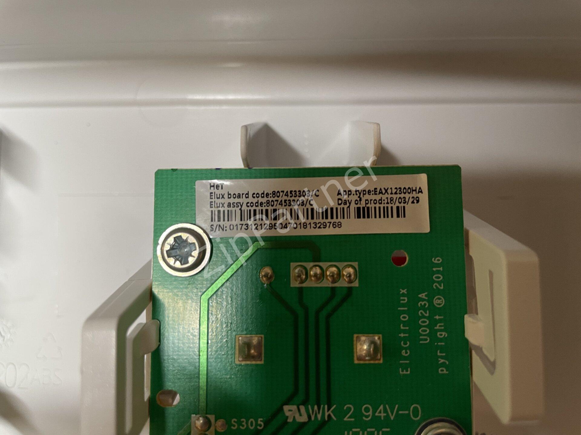 Модуль индикации AEG Electrolux Zanussi 807301120/B+807453303/C (б/у) фото #4