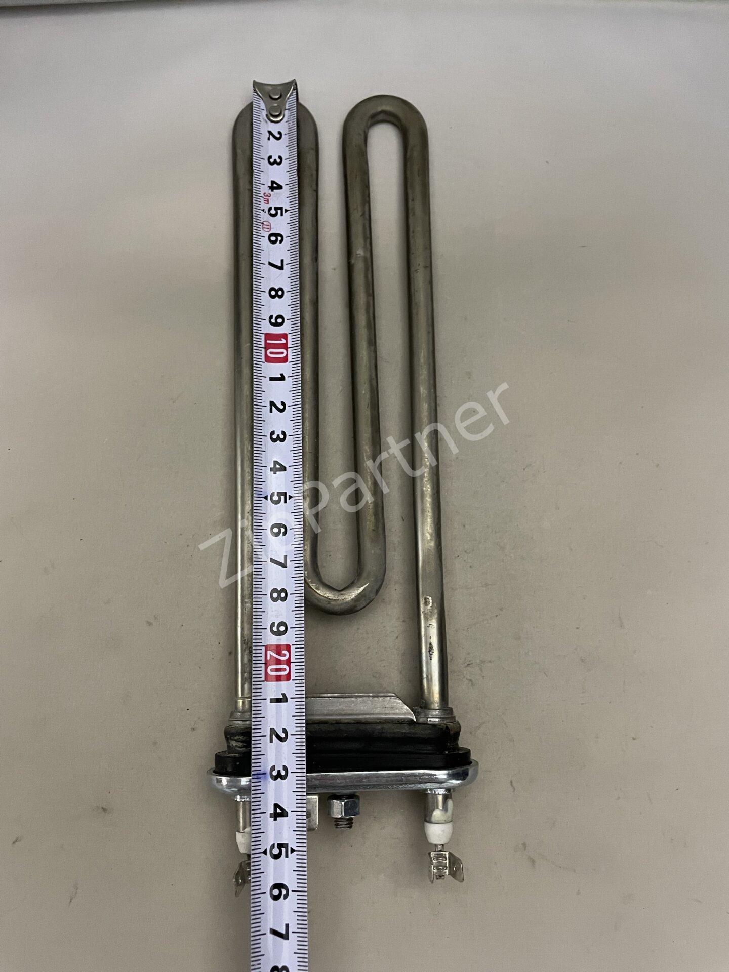 ТЭН AEG, Electrolux, Zanussi 1950W, 235мм, 4 клеммы, прямой, с отверстием HTR008ZN (б/у) — изображение 2