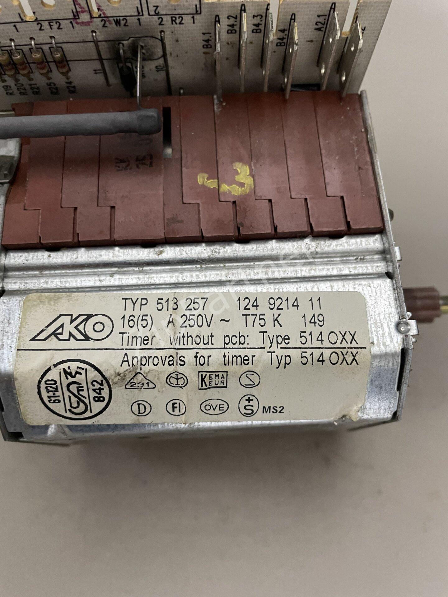 Программатор AEG, Electrolux, Zanussi 124921411 513257 (б/у) — изображение 6