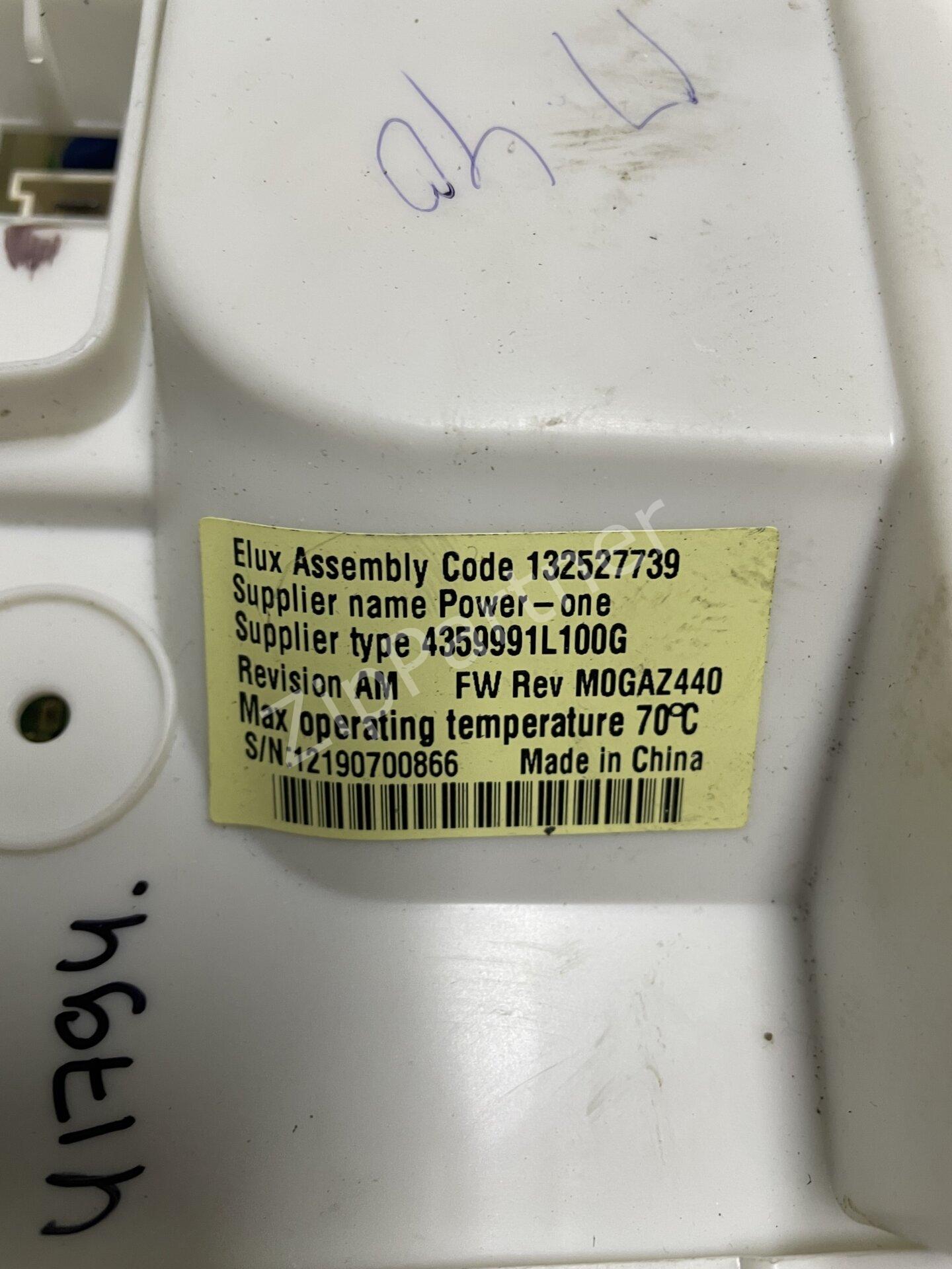 Плата двигателя AEG Electrolux Zanussi 132527739 (б/у) фото #2