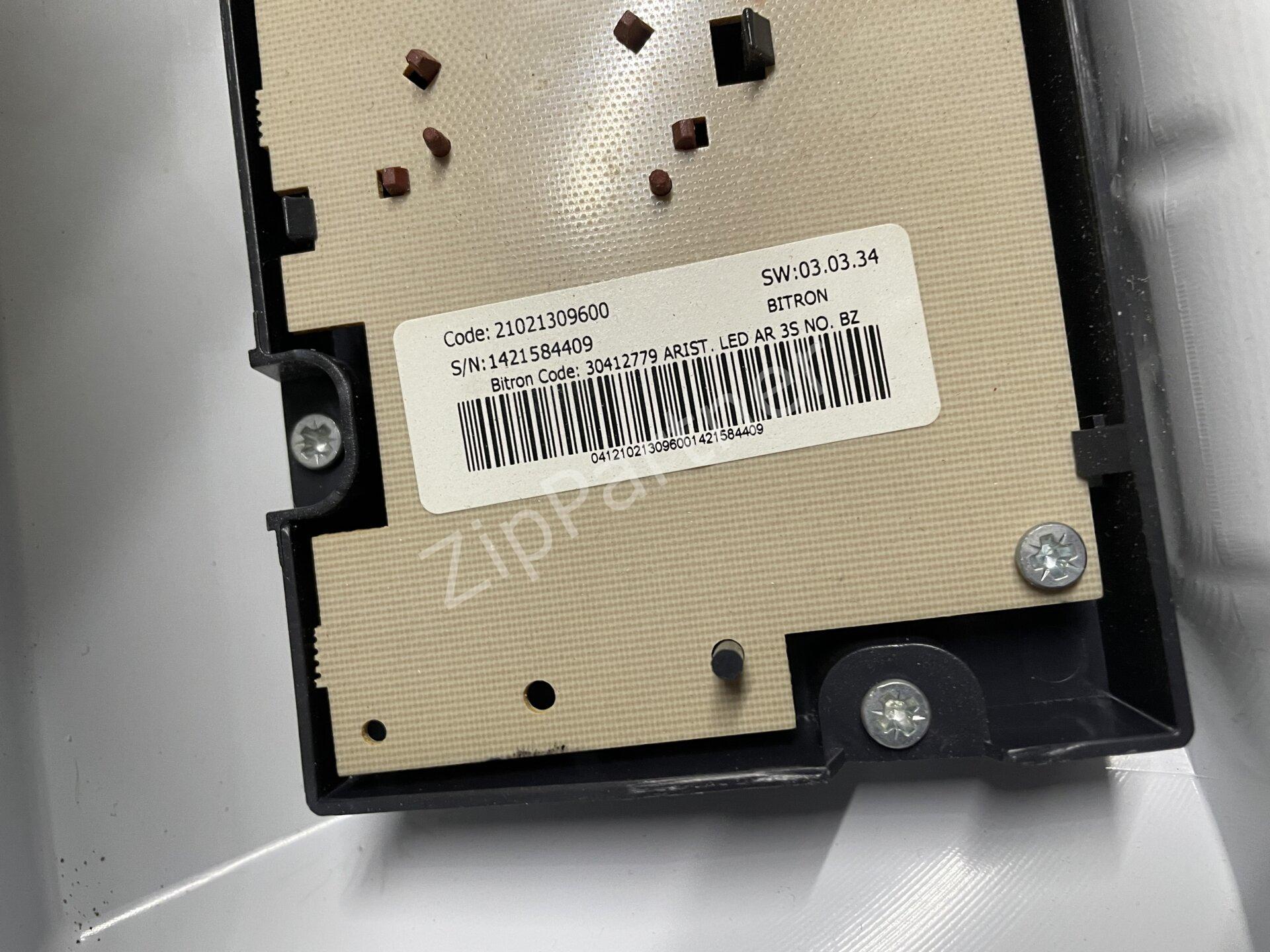 Модуль индикации 21021309600 1112255 Ariston Indesit (б/у) фото #3