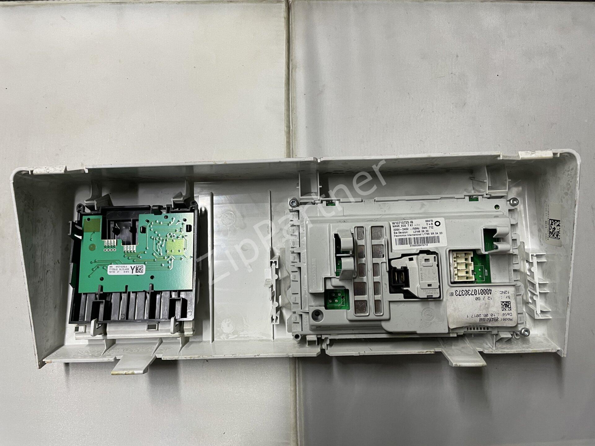 Модуль управления Ariston Indesit W10713725/G+W10710356-A (б/у) фото #2