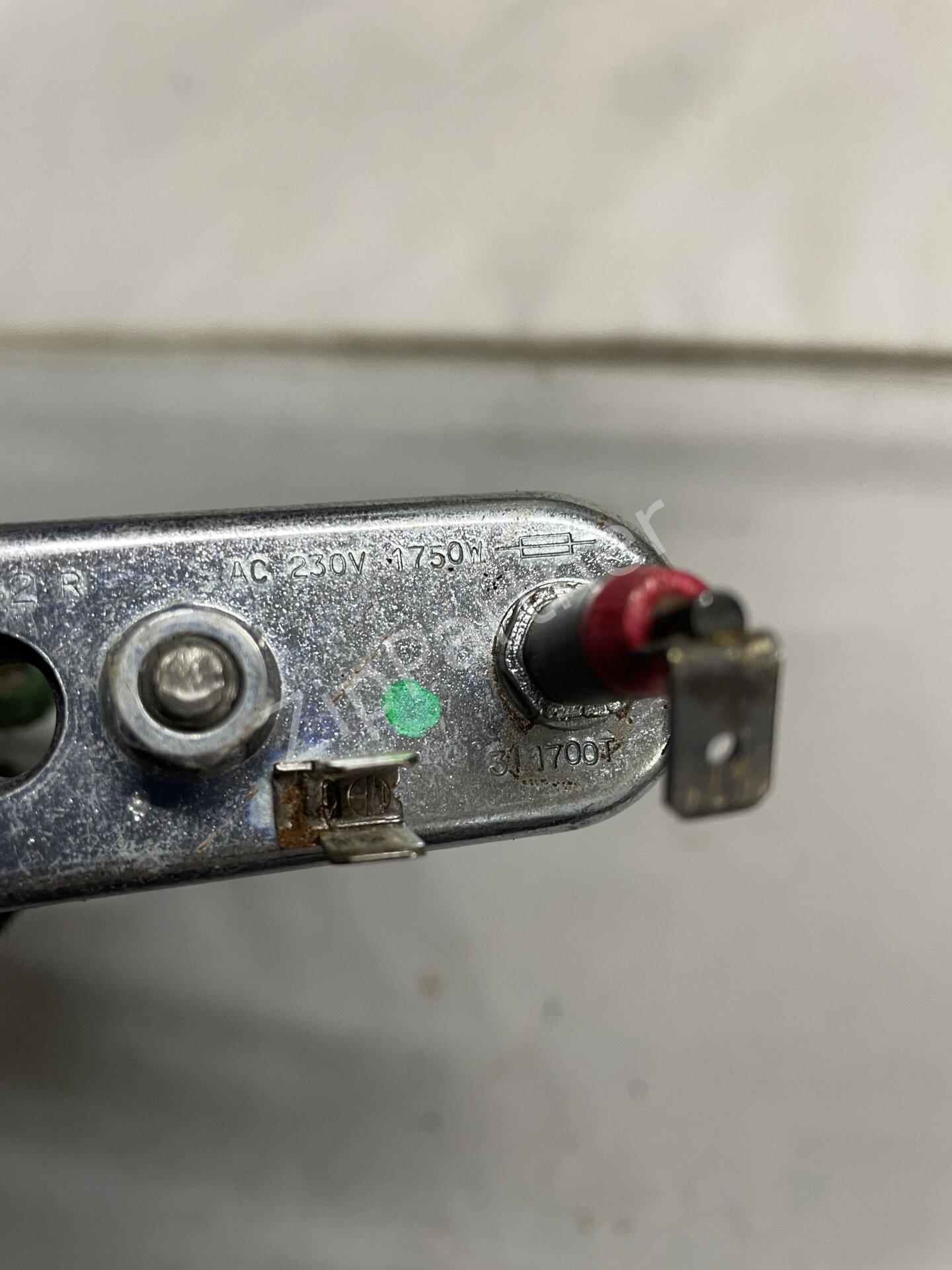ТЭН 1750W 132647500 AEG Candy Electrolux Zanussi (б/у) фото #4