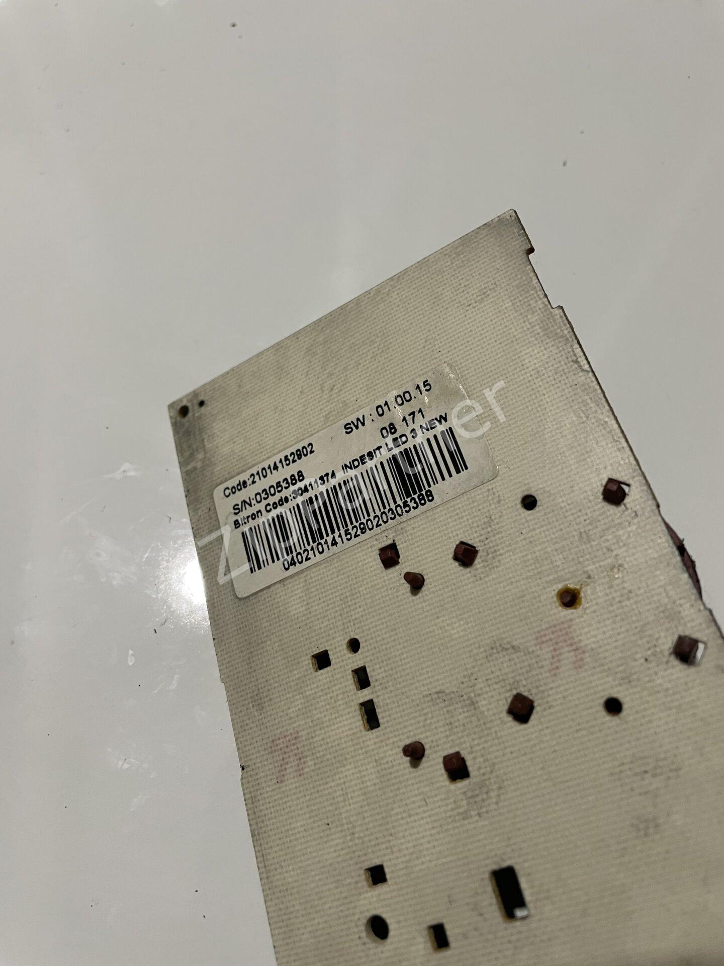 Модуль индикации Ariston, Indesit 21014152902 (б/у) — изображение 6