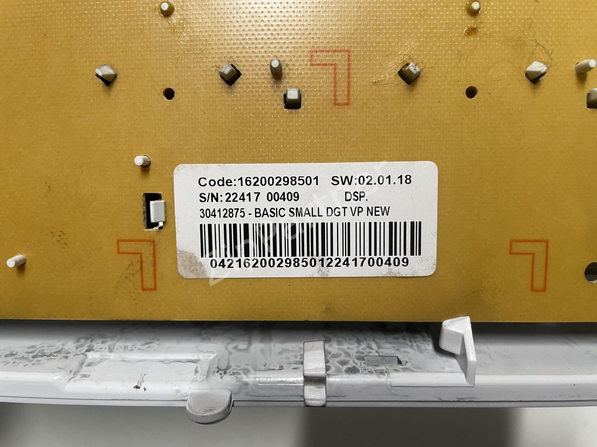 Модуль индикации Ariston Indesit 16200298501 (б/у) фото #3