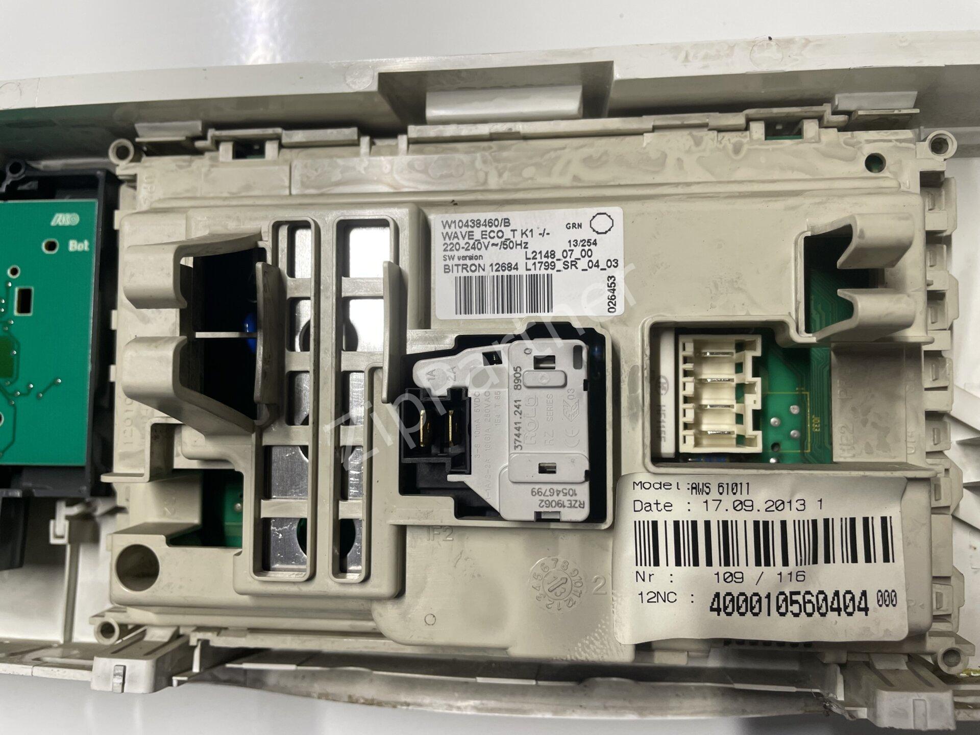 Модуль управления Whirlpool W10438460/B+461971403701-02 (б/у) фото #3