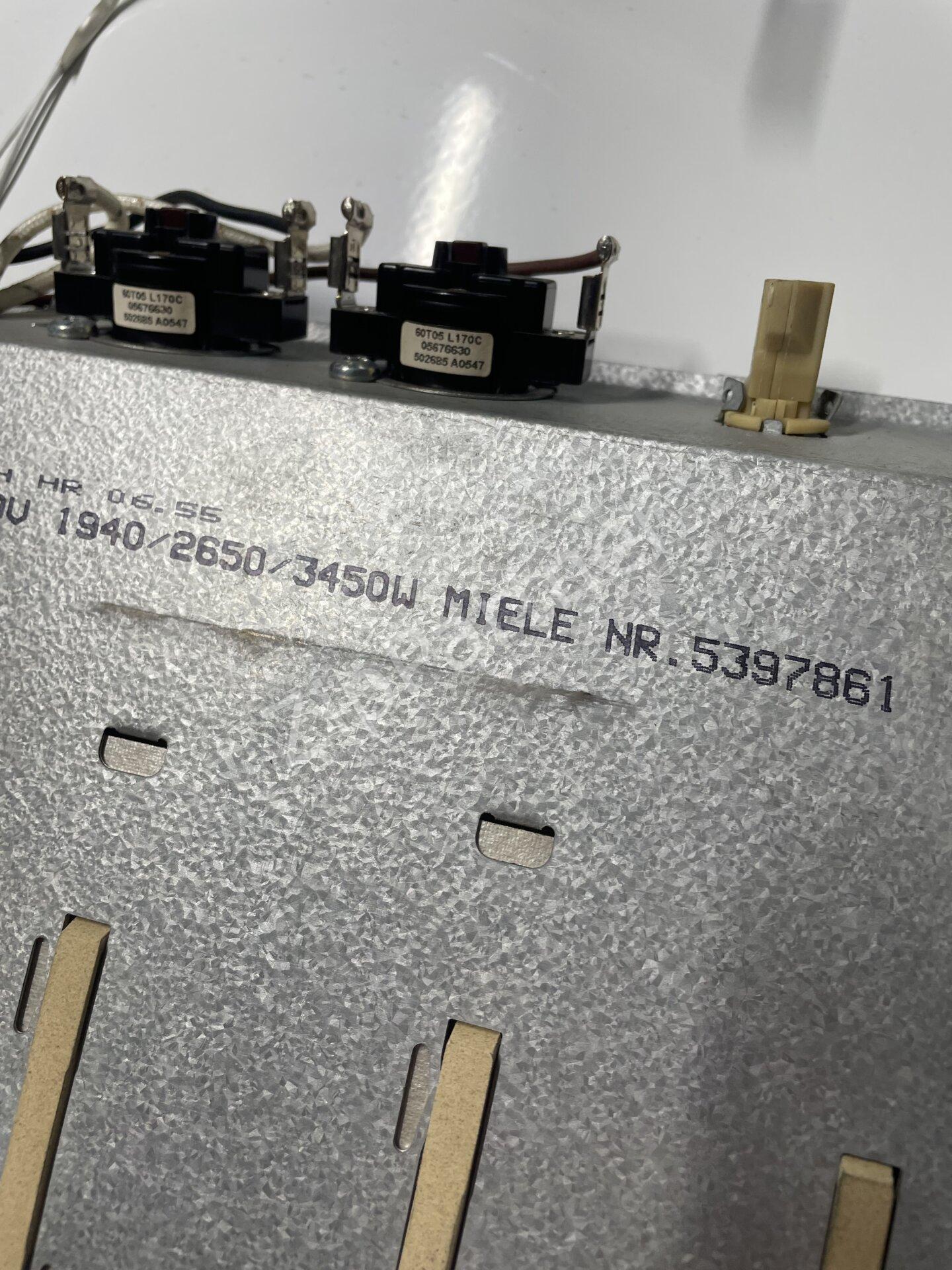 ТЭН Miele 1940W/2640W/3450W 5397861 (б/у) фото #2